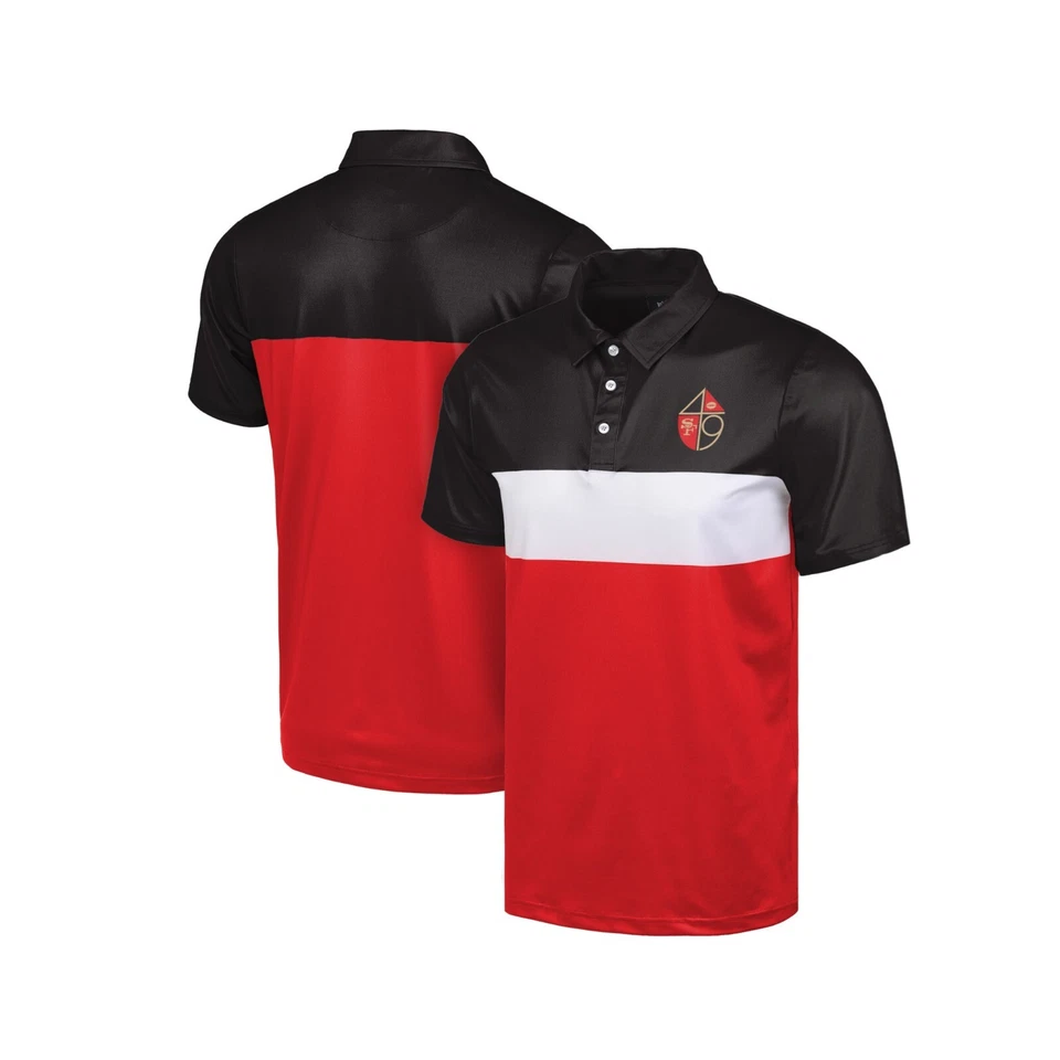 Camisa Polo Retro Bloques de Color de los San Francisco 49ers NFL ¡ENVÍO GRATUITO! Foto 1 de 1