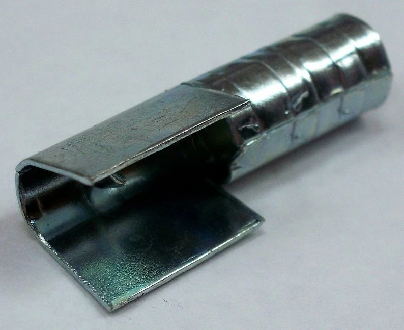 Old Style Steel Straight 180 degree Spark Plug wire Terminal 7mm Crimp Solder - Image 1 of 1