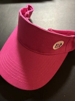 Baskin Robbins Rosa Empleado Uniforme Visera Unisex Sombrero Correa Ajustable Gorra 1 Talla Foto 1 de 4