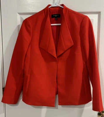 Talbots женщин карьера оранжевый открытый блейзер куртка размер 8P - Изображение 1 из 4