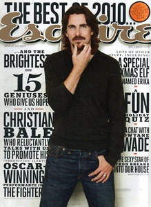 ESQUIRE Magazine December 2010 Christian Bale Beau Garrett Chris Bosh Best of - Picture 1 of 3