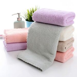 Shower Towel Microfiber Face Towel Washcloth Handkerchief Washing Towels