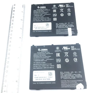 Zebra Lot of 2, Rechargeale 3.8V Li-ion Polymer Battery For ET5X BT-000393 - Picture 1 of 3