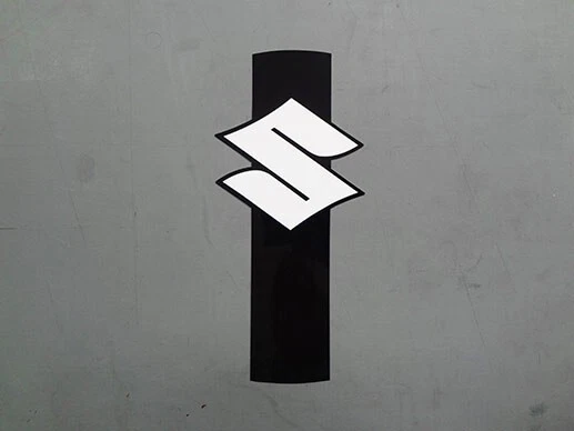 1973 - 1975 suzuki TM 125 250 400 decal Front Number Plate sticker graphic 74 75 - Image 1 of 4