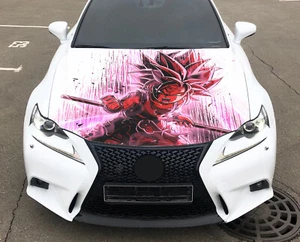 Car Hood Wrap Anime Fighter Vinyl Decal Full Color Graphics Sticker #9 - Picture 1 of 4