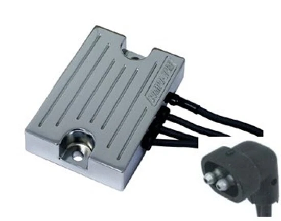 Regulador rectificador de voltaje fresado con bola cromada para 89-99 Harley Evolution 16281 Foto 1 de 1