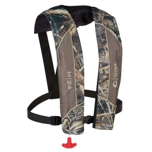 Onyx M-24 Manual Inflatable Life Jacket (Realtree Max-5 Camo) 131000-812-004-19 - Picture 1 of 1