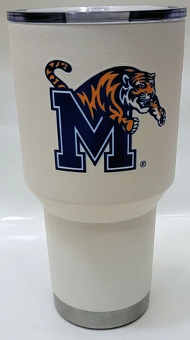 Memphis Tigers Insulated Travel Mug-NCAA 24oz Stainless Steel Tumbler Cover
