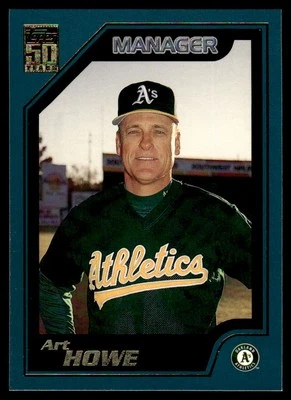 2001 Topps Art Howe Oakland Athletics #337 - Image 1 of 2