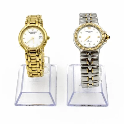 Raymond Weil Parsifal Stainless Quartz Womens Wristwatches Lot of 2 #WB3428-2 - Image 1 of 4