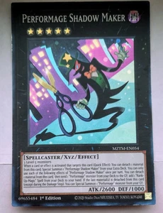 Tarjeta Performage Shadow Maker Yu-Gi-Oh No.  MZTM-EN054 1ª Edición - Imagen 1 de 1