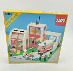 LEGO 6380 Hospital MISB NEW SEALED Classic Town Vintage RARE 80s 1980s - Picture 1 of 14
