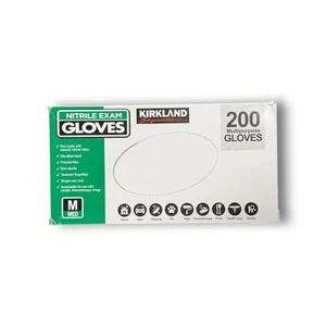 Guantes de examen de nitrilo Kirkland Signature 467120, medianos - 200 unidades - Imagen 1 de 4