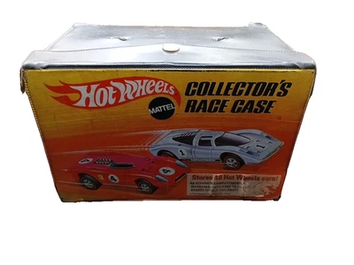 1969 Hot Wheels Collector’s Race Case w/ 30+ Cars Vintage Mattel Storage Lot - Image 1 of 4
