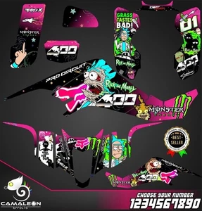 LTZ 400 Suzuki Wrap Graphics Stickers kit Decals ATV Quad 2003-2008 KFX 400  - Bild 1 von 1
