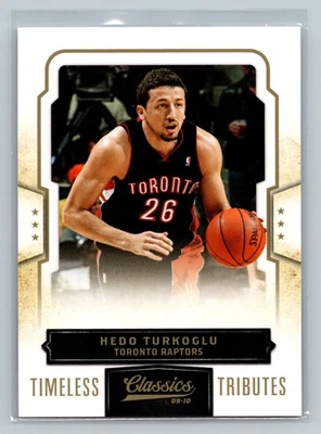Panini Classics Timeless Tributes Gold 2009 Hedo Turkoglu/50 #16 Raptors Foto 1 de 2