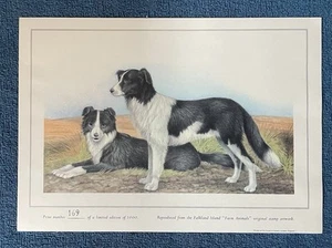 Limited Edition "Farm Animals" Print. Based on Falkland Islands stamp art - Picture 1 of 6