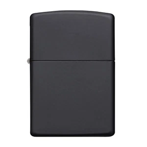 Original Zippo Classic Windproof Lighter – Black Matte Authentic Finish - Picture 1 of 6