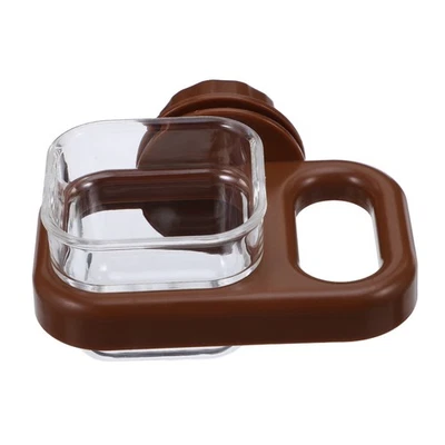  Bebedouro gaiola dispensador de água tigela de comida de gato alimentador automático para animais de estimação - Imagem 1 de 4