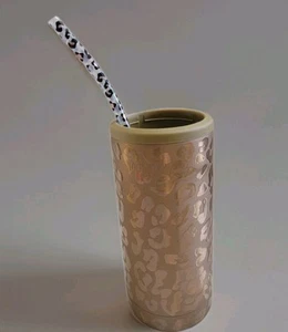 12oz BRUMATE Gold Leopard HOPSULATOR SLIM Insulated Cooler Koozie Coozie - Picture 1 of 6