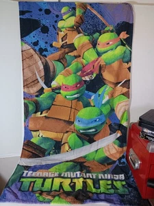 Teenage Mutant Ninja Turtles Beach Towel TMNT 2014 Nickelodeon 51" x 26" - Picture 1 of 1