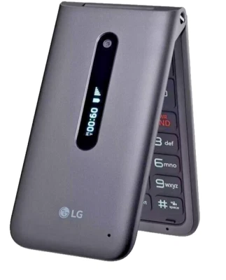 LG Classic Flip L125DL TracFone Unlocked GSM CDMA 8G VoLTE Camera in open box - Image 1 of 4