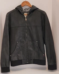 Levi Jacket Mens Faux Leather Full Zip Size M (Rn No. 54163) - Picture 1 of 7