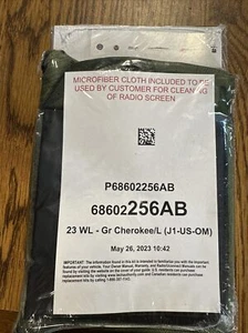 2023 JEEP GRAND CHEROKEE /L OWNERS MANUAL KIT 68602256AB NEW SEALED COMPLETE OEM - Picture 1 of 2