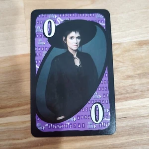 LYDIA DEETZ-#0 Purple  Beetlejuice Uno card- Winona Ryder - Picture 1 of 2