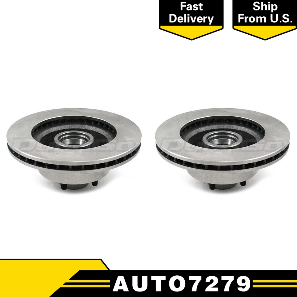 Дисковый тормоз ротор и ступица в сборе 2X передний DuraGo подходит для 73-74 Dodge Challenger_A7 - Изображение 1 из 4