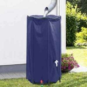 Wassertank mit Wasserhahn Regenwassertank Regentonne Faltbar 250L PVC vidaXL - Bild 1 von 11
