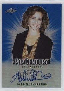 2018 Leaf Pop Century Blue Prismatic 28/50 Gabrielle Carteris #BA-GC1 Auto k4s