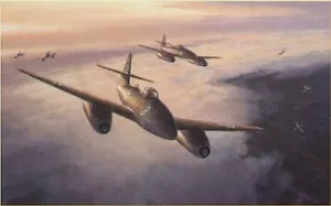 MARK POSTLETHWAITE ME262 Jet Fighter con rara firma ADOLF GALLAND ¡NO TE LO PIERDAS! - Imagen 1 de 1