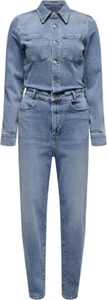 ONLY Damen Jeans Jumpsuit Eleganter Einteiler Onlbelieve - Größe XS - NEU - Bild 1 von 5