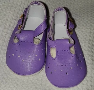 Bambole Mary Janes nuove con scatola lavanda scura fit bitty baby e dimensioni simili - Foto 1 di 1