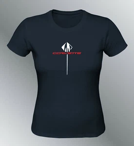Tee shirt Corvette Stingray S M XL XXL femme muscle car - Picture 1 of 6