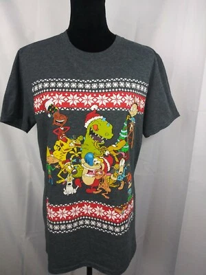Camiseta Informal Navidad Nickelodeon Talla M Mediana Divertida  Foto 1 de 4