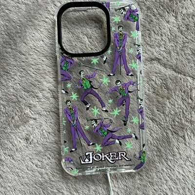 The Joker Justice League Skinnydip iPhone 15 Pro Shock Case Brand New - Image 1 of 4