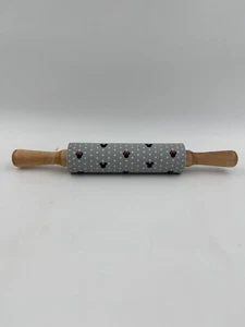 Disney Mickey and Minnie Mouse Polka Dot Rolling Pin 15" Length Wooden Handle - Picture 1 of 4