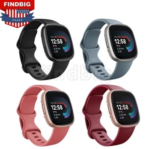 Rastreador de actividad y actividad Fitbit Versa 4 negro/gris/rosa/rojo TOTALMENTE NUEVO - Imagen 1 de 15