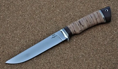 Elmax ROSTFREI Outdoor Messer Nazarov Knives Russland Handarbeit HRC62 Кардинал - Bild 1 von 4