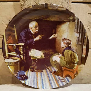 New Norman Rockwell The Veteran Collectors Plate Knowles 1988  Swanky Barn - Picture 1 of 12