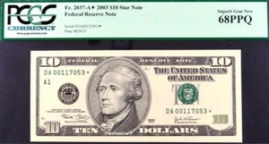 Fr. 2037-A* $10.00 2003 Star Superb Gem New 68 PPQ PCGS - Picture 1 of 2