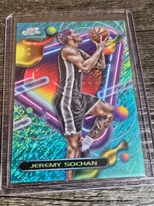 2024 Topps Cosmic Chrome Basketball #111 - Jeremy Sochan /Aqua Shimmer/ 149 - Picture 1 of 3