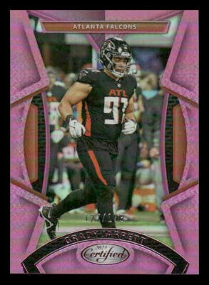 2023 Panini Certified #7 Grady Jarrett /199 Pink Mirror Falcons - Image 1 of 2