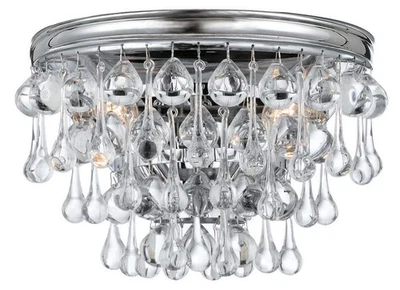 Crystorama 132-CH Calypso 2 luces cromo montaje empotrado en cromo pulido Foto 1 de 2