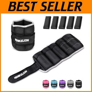 Adjustable Ankle Weights - Running Lifting Fitness Gear - Picture 1 of 9