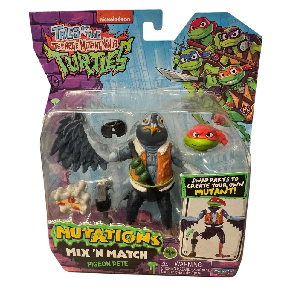 TALES OF THE TEENAGE MUTANT NINJA TURTLES MUTATIONS MIX N MATCH PIGEON PETE - Image 1 of 3