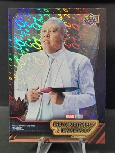 NICO SANTOS as Theel 2024 Upper Deck Guardians of the Galaxy 3 Orange Parallel - Picture 1 of 3