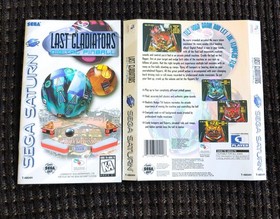 Last Gladiators Digital Pinball Sega Saturn Authentic Manual And Back Art Only